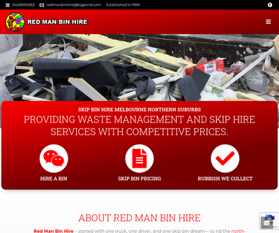 Red Man Bin Hire