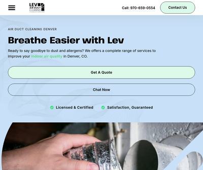 LEV Air Duct Cleaning Inc