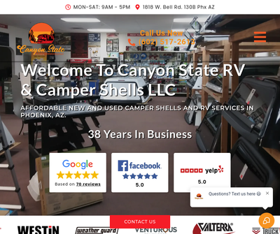 Canyon State RV and Campershells