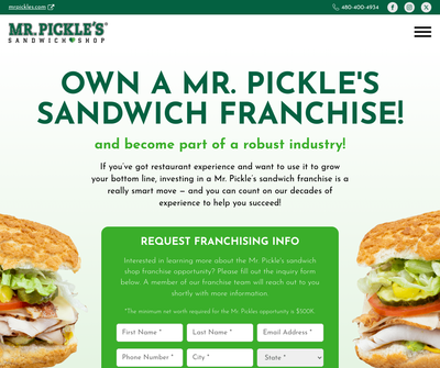 Mr. Pickle''s Sandwich