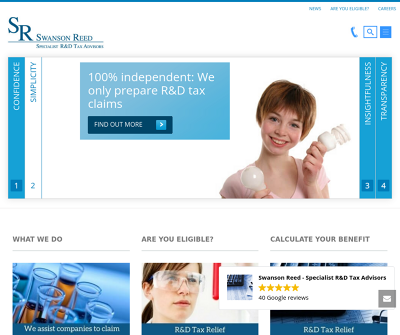 Swanson Reed - Specialist R&D Tax Advisors