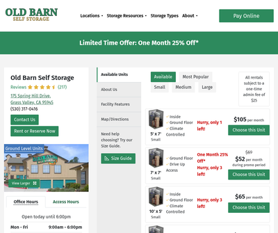 Old Barn Self Storage