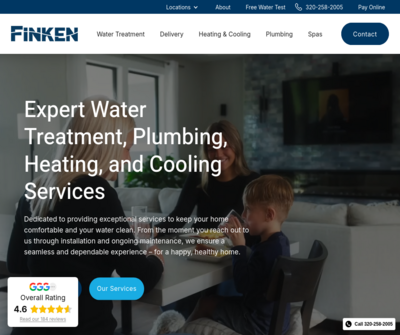 Finken Water Treatment, Plumbing, Heating & Cooling