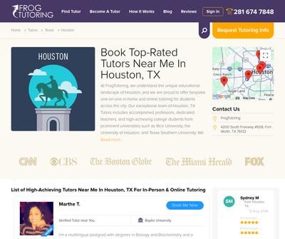 Frog Tutoring Houston