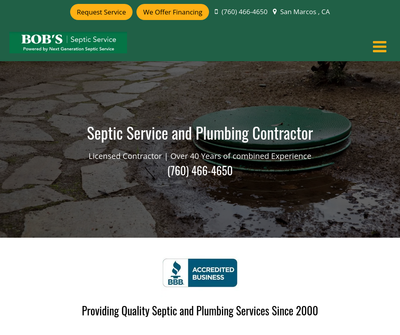  Bob's Septic Service