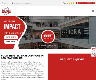 True Impact Signs