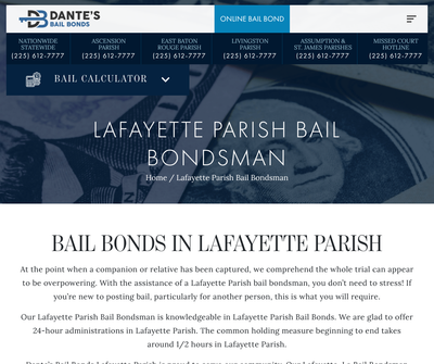 Dante’s Bail Bonds Lafayette