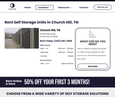 Onyx Self Storage of Church Hill