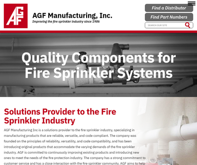 AGF Manufacturing Fire Sprinkler Valves and Assemblies
