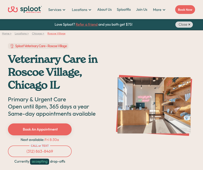 Sploot Veterinary Care - Roscoe Village 
