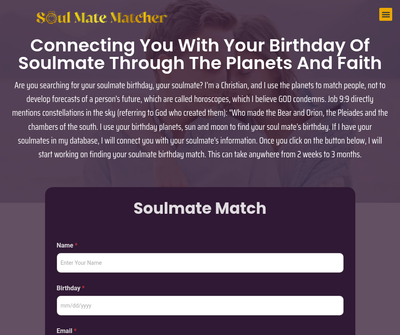 Soulmate Matcher