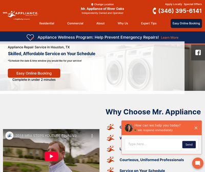 Appliance repair service