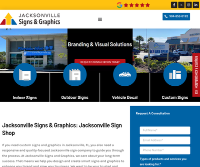 Custom Sign Shop in Jacksonville, FL