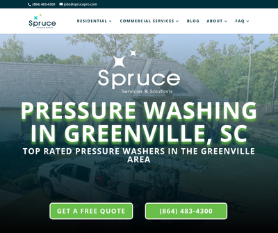 Pressure Washing in Greenville, SC