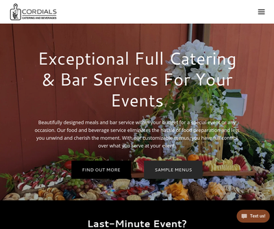 Exceptional Full Service Catering & Bar Services