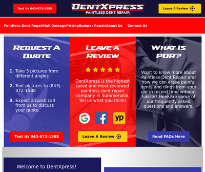 Paintless Dent Repair & Removal Services