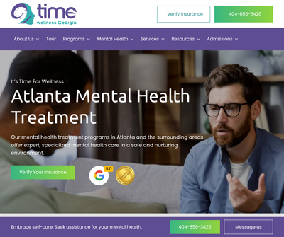 Time Wellness Atlanta Mental Health Treatment