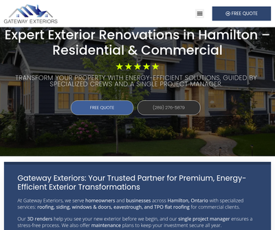 Premium, Energy‑Efficient Exterior Transformations