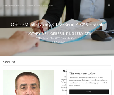 Your Trusted Notary & Live Scan Partner in Glendale