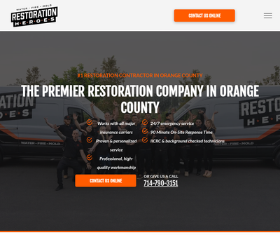 Your 24/7 Orange County Restoration Heroes