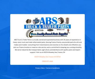Your Local Heavy‑Duty Truck & Trailer Parts Specialist
