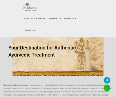 Srigram Ayurveda – Your Gateway to Holistic Healing
