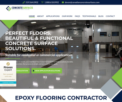 Perfect Floors. Beautiful & Functional Concrete Surface Solutions