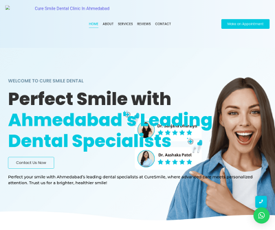 CureSmile - Best Dental Clinic in Ahmedabad