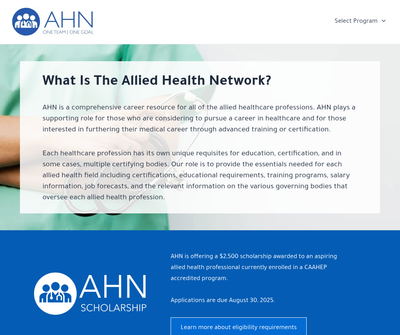 Allied Health Career Resource