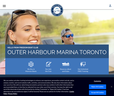 Freedom Boat Club – Outer Harbour Marina Toronto