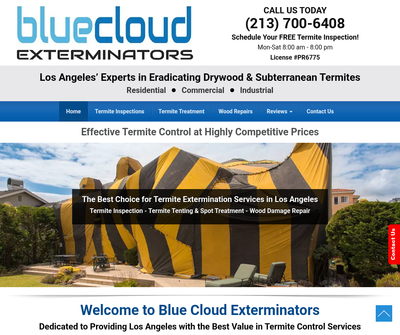 Blue Cloud Exterminators – Los Angeles Termite Control Experts