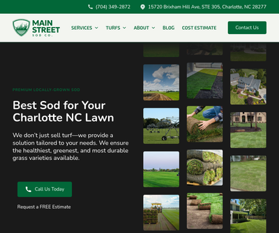 Premium Sod Installation & Services in Charlotte, NC