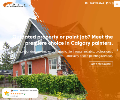 Calgary Painters, Professional Results | Earl's Paintworks