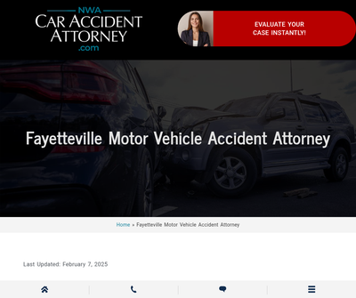 Fayetteville Motor Vehicle Accident Attorney
