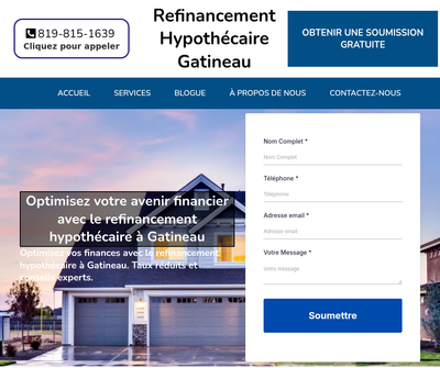 Refinancement Hypothécaire Gatineau