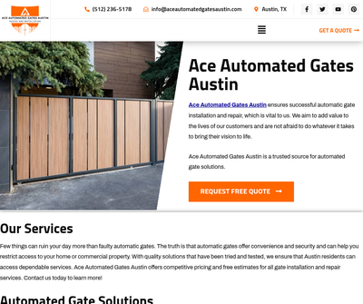 Automated Gates Austin Homeowners & Businesses Trust