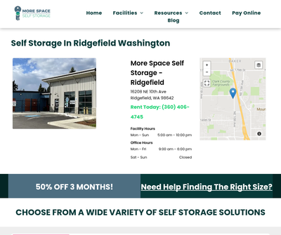 More Space Storage Ridgefield-Vancouver