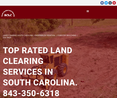 Land clearing services in South Carolina