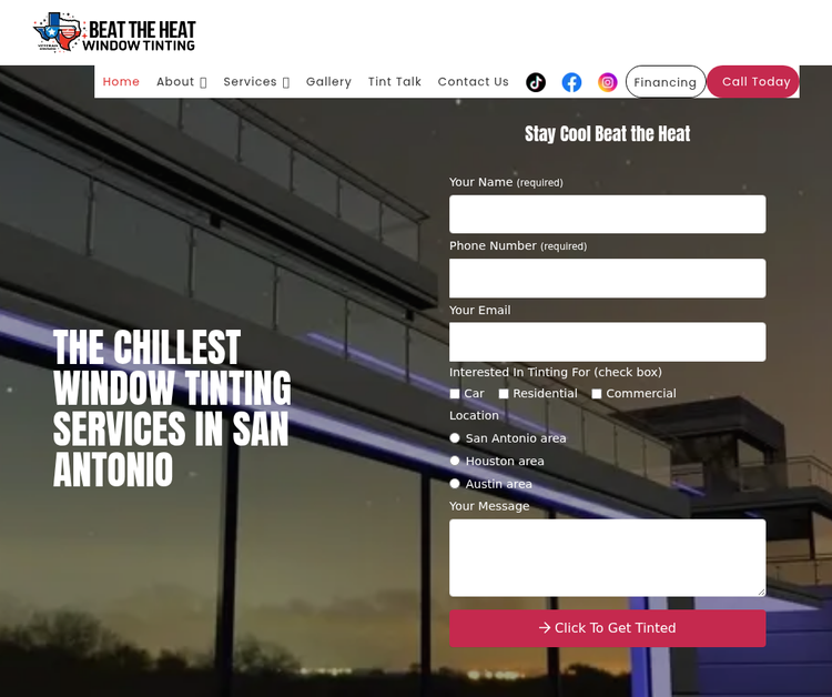 Beat The Heat Window Tinting