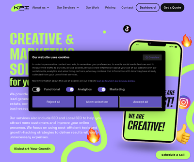KPI Creatives — B2B Content Marketing Services & Growth Systems