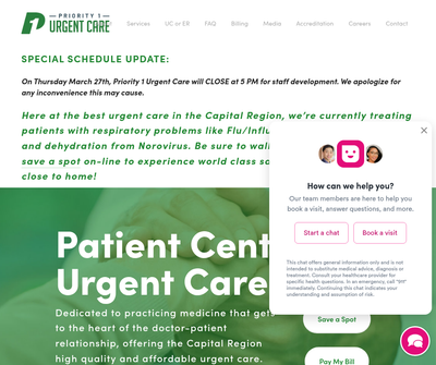  Priority 1 Urgent Care
