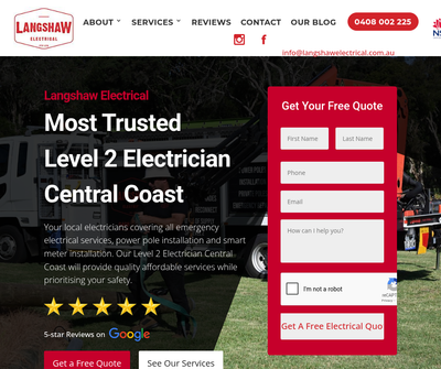 Langshaw Electrical | Central Coast Electrician