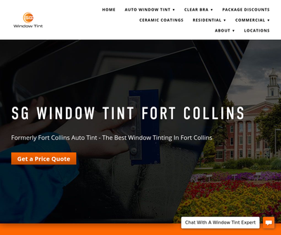 Window tinting service