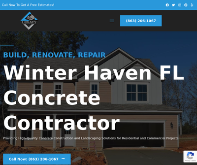 Legacy Concrete Construction and Landscaping