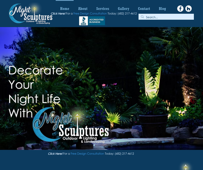 Night Sculptures Outdoor Lighting And Sound