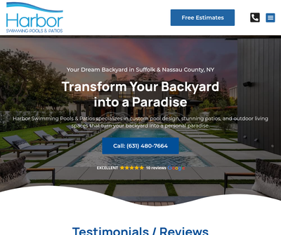Harbor Swimming Pool and Patio