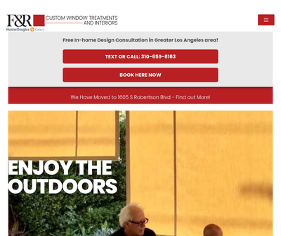 F&R Interiors - Custom Window Treatments and Interiors Los Angeles Area