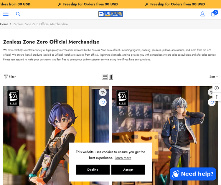 Zenless Zone Zero Official Merch Shop