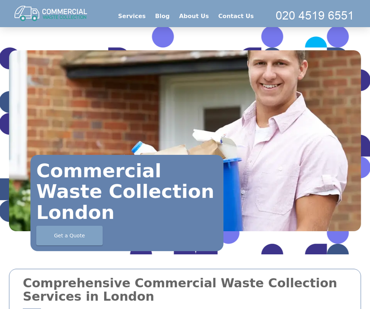 Commercial Waste Collection London