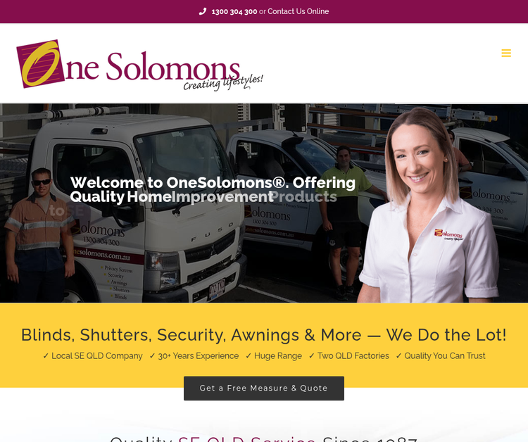 OneSolomons Security Screens, Doors & Blinds | Brisbane